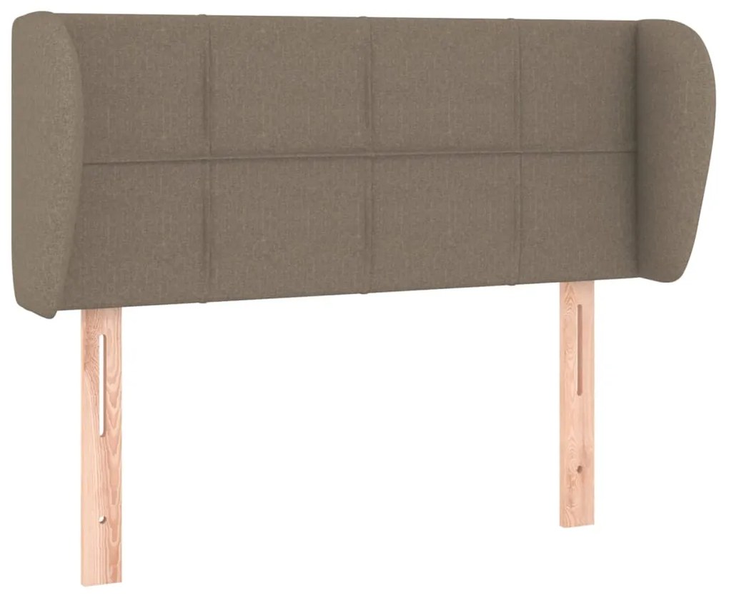 vidaXL Κεφαλάρι με Πτερύγια Taupe 93x23x78/88 εκ. Υφασμάτινο