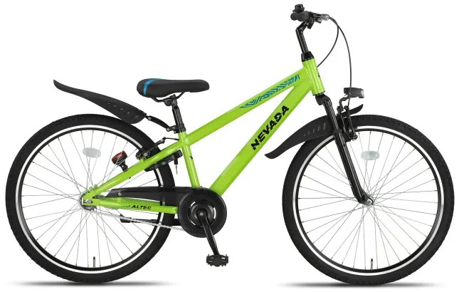 Nevada 26 Inch Junior Rim Brakes Neon GreenAltec