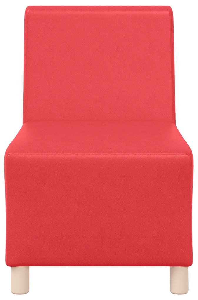 vidaXL Καναπέδες 2 pcs Κόκκινο 55 x 74 x 82 εκ. Τεχνητό δέρμα