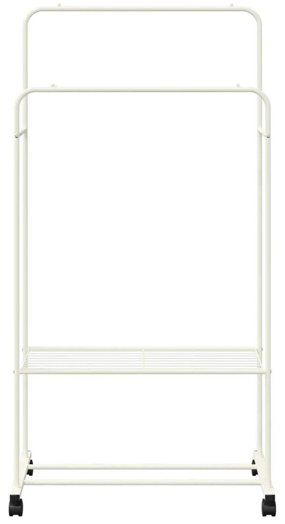 vidaXL Ράφι Ρούχων Μονόχρωμο Λευκό