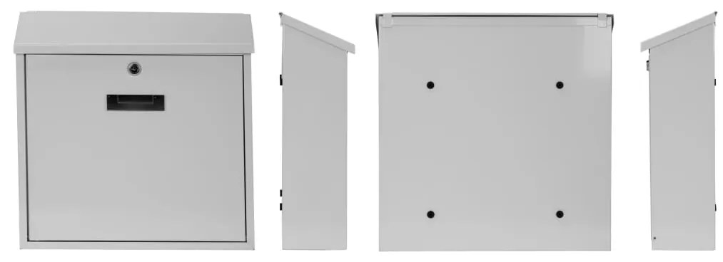 Perel 432497  Mailbox "Monaco" White