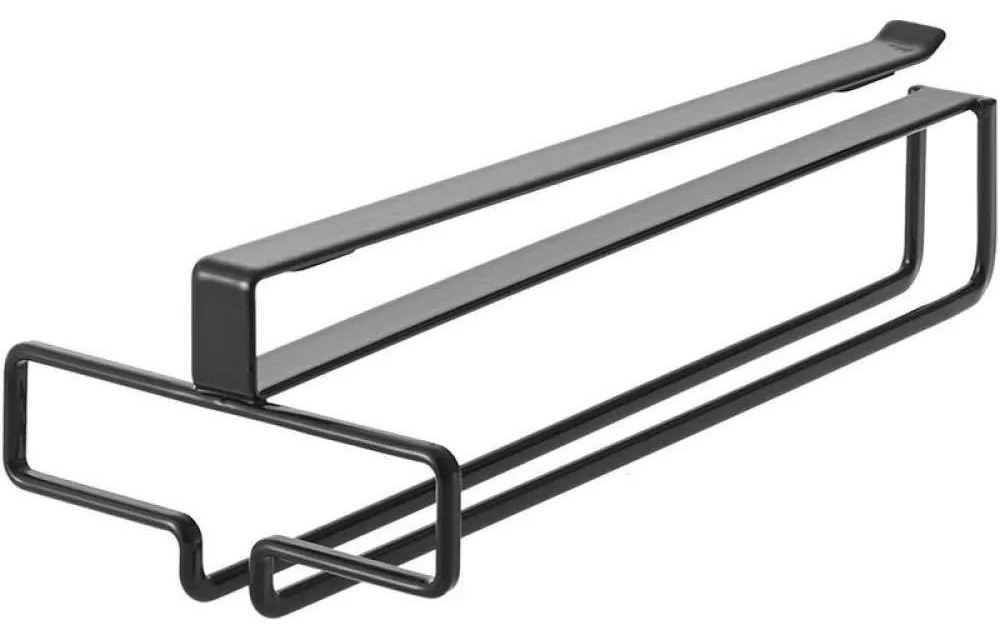 Βάση Ποτηριών Κρασιού Κρεμαστή LBTYMZK2463 11x26x7cm Black Yamazaki Steel