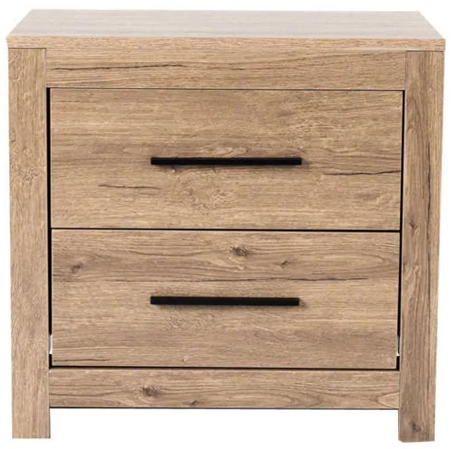 Κομοδίνο Dodo Dark Oak 58x39x56cm 09-0935 Μελαμίνη