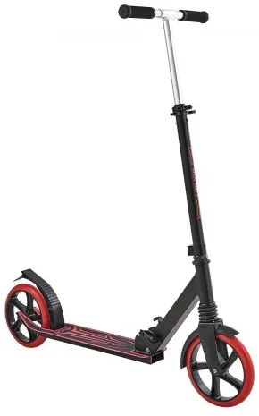 VEVOR Kick Scooter for Kids Ages 8+, Teens &amp; Adults, 2-Wheel Toddler Scooter with Adjustable Height Handlebar, Wide Anti-Slip Deck, Foldable Lightweight for Boys &amp; Girls up to 99.8 kg, Black + Red