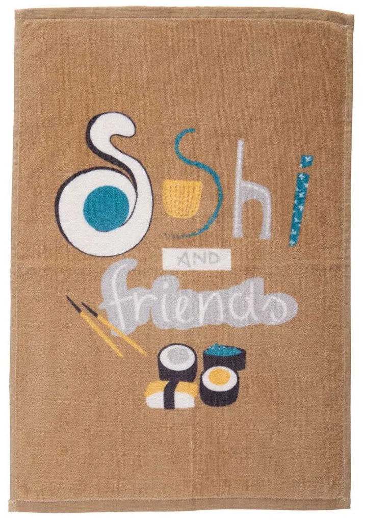 Πετσέτα Κουζίνας (40x60) Nef-Nef Homeware Sushi Beige