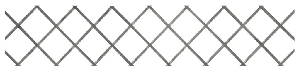 vidaXL Καφασωτό Φράχτης 5 τεμ. Γκρι 180 x 30 εκ. από Μασίφ Ξύλο Ελάτης