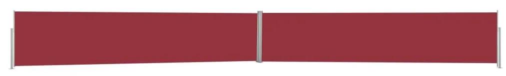 Σκίαστρο Πλαϊνό Συρόμενο Βεράντας Κόκκινο 140 x 1200 εκ. - Κόκκινο