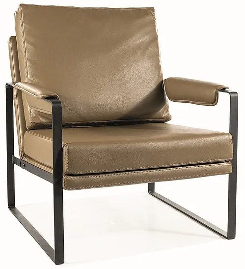 FOTEL FOCUS SKÓRA SYNT. OLIWKA BUFFALO 10 DIOMMI-80-3253