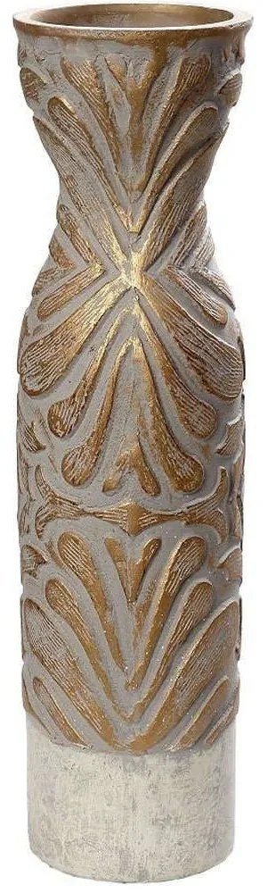 Διακοσμητικό Βάζο LIF140 15,2x15,2x55,8cm White-Gold Espiel Paper