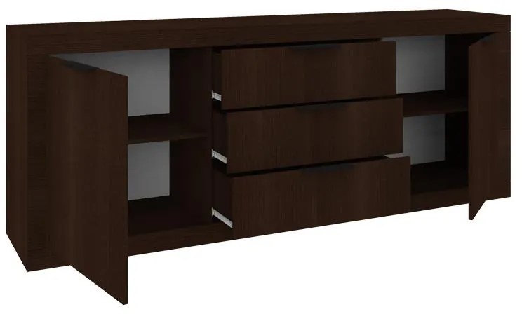 Μπουφές Doha σε wenge απόχρωση 210x45x80.5εκ 210x45x80.5 εκ.