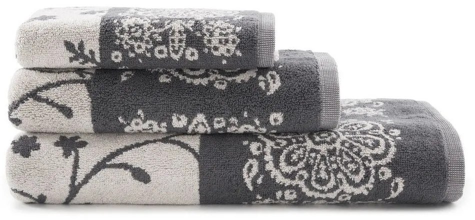 Πετσέτα Brenta Grey-Perla Bassetti Σώματος 70x140cm 100% Cotton