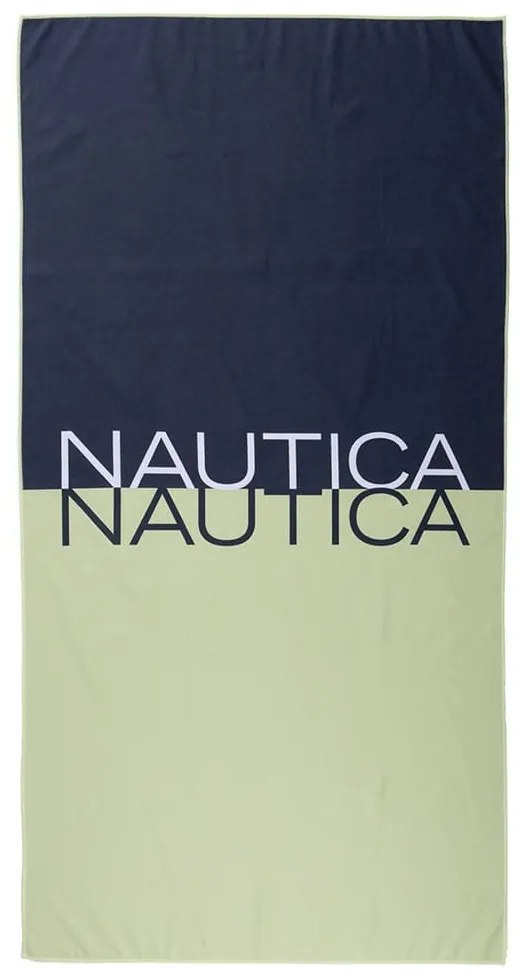 Πετσέτα Θαλάσσης Nau Duocolor Lime Nef-Nef Θαλάσσης 75x150cm Microfiber