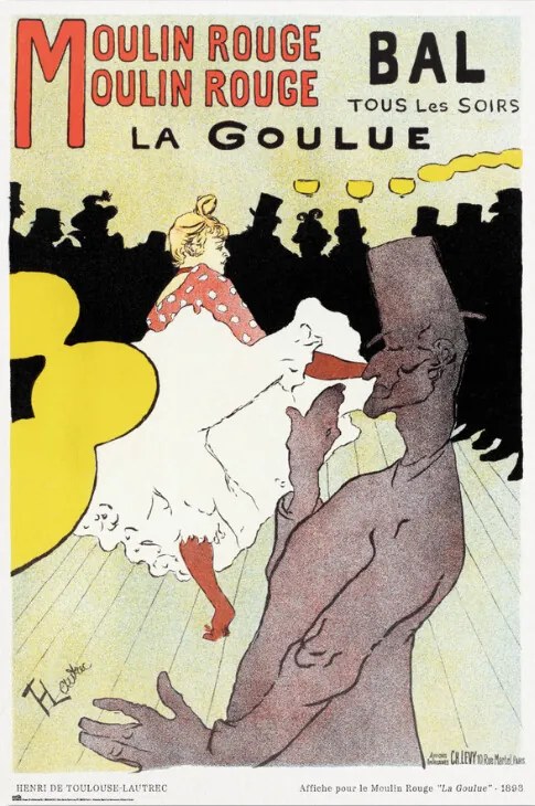 Αφίσα Moulin Rouge - La Goulue, Henri de Toulouse-Lautrec