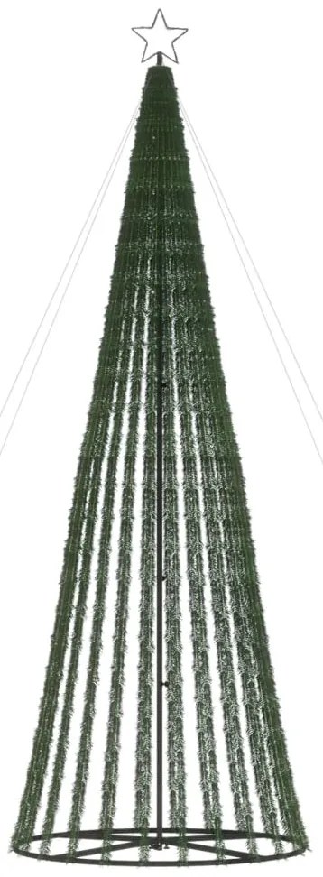 vidaXL Χριστουγεννιάτικο δέντρο LED 688 LED πολύχρωμο 300 εκ.