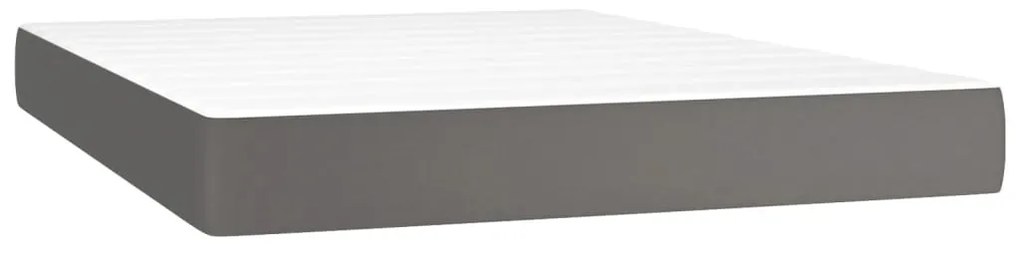 ΚΡΕΒΑΤΙ BOXSPRING ΜΕ ΣΤΡΩΜΑ ΓΚΡΙ 140X190ΕΚ. ΑΠΟ ΣΥΝΘΕΤΙΚΟ ΔΕΡΜΑ 3129031