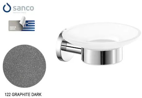 Σαπουνοθήκη Επιτοίχια Sanco Ergon Graphite Dark 25902-122