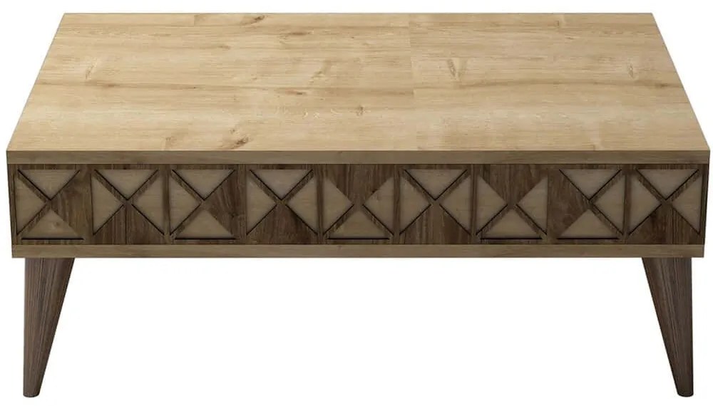 Τραπέζι Σαλονιού Line 845HCT2870 90x60x34,6cm Oak