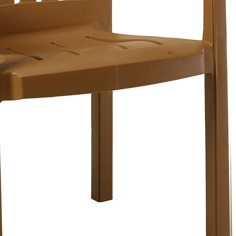 Καρέκλα - Πολυθρόνα Expand PP teak Καφέ 59x60x87 εκ. 59x60x87 εκ.