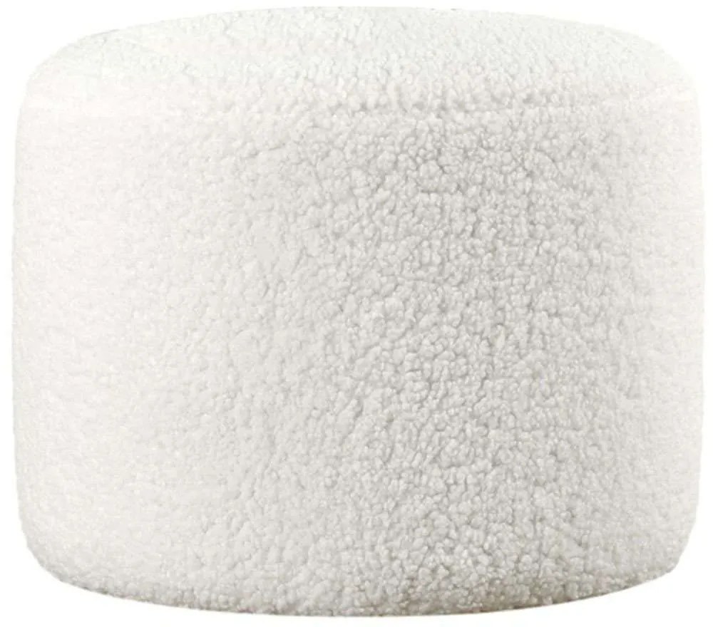 Σκαμπό Skylee Μπουκλέ 209FLF1142 54x39cm White