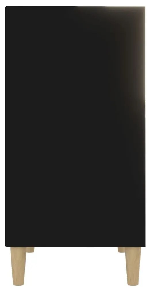 Ραφιέρα Μαύρη 57 x 35 x 70 εκ. από Μοριοσανίδα - Μαύρο