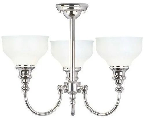 Πλαφονιέρα  Φωτιστικό Μπάνιου 3xG9  Χρώμιο  IP44 Cheadle BATH-CD1 Elstead Lighting-BATH-CD3-Νίκελ Ματ BATH-CD3