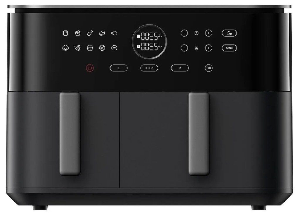 Xiaomi BHR07SGEU Dual Zone Air Fryer με Διπλό Αποσπώμενο Κάδο 10lt Γκρι