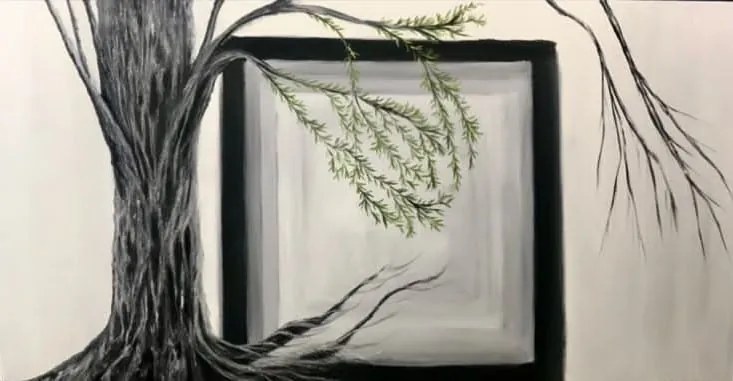 Painting S Line 150x80 Πίνακας χειροποίητος ελαιογραφία ΕΛΙΑ 5-0M