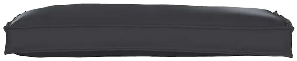 vidaXL Σετ Μαξιλαριών Πάγου 2 pcs Μαύρο 100 x 40 x 8 εκ Ύφασμα Oxford