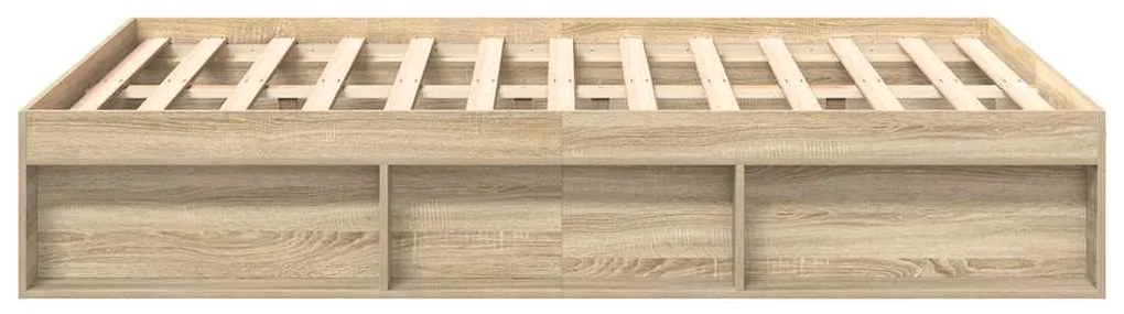 vidaXL Πλαίσιο Κρεβατιού Sonoma Δρυς 160 x 200 εκ.