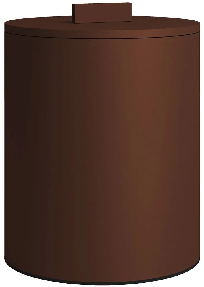 Κάδος Απορριμμάτων 2326-943 Φ20x25cm 6lt Matt Wenge Pam&amp;Co Stainless Steel