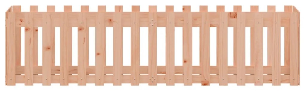 vidaXL Ζαρντινιέρα Υπερυψωμένη Φράχτης 200x50x50 εκ Μασίφ Ψευδοτσούγκα