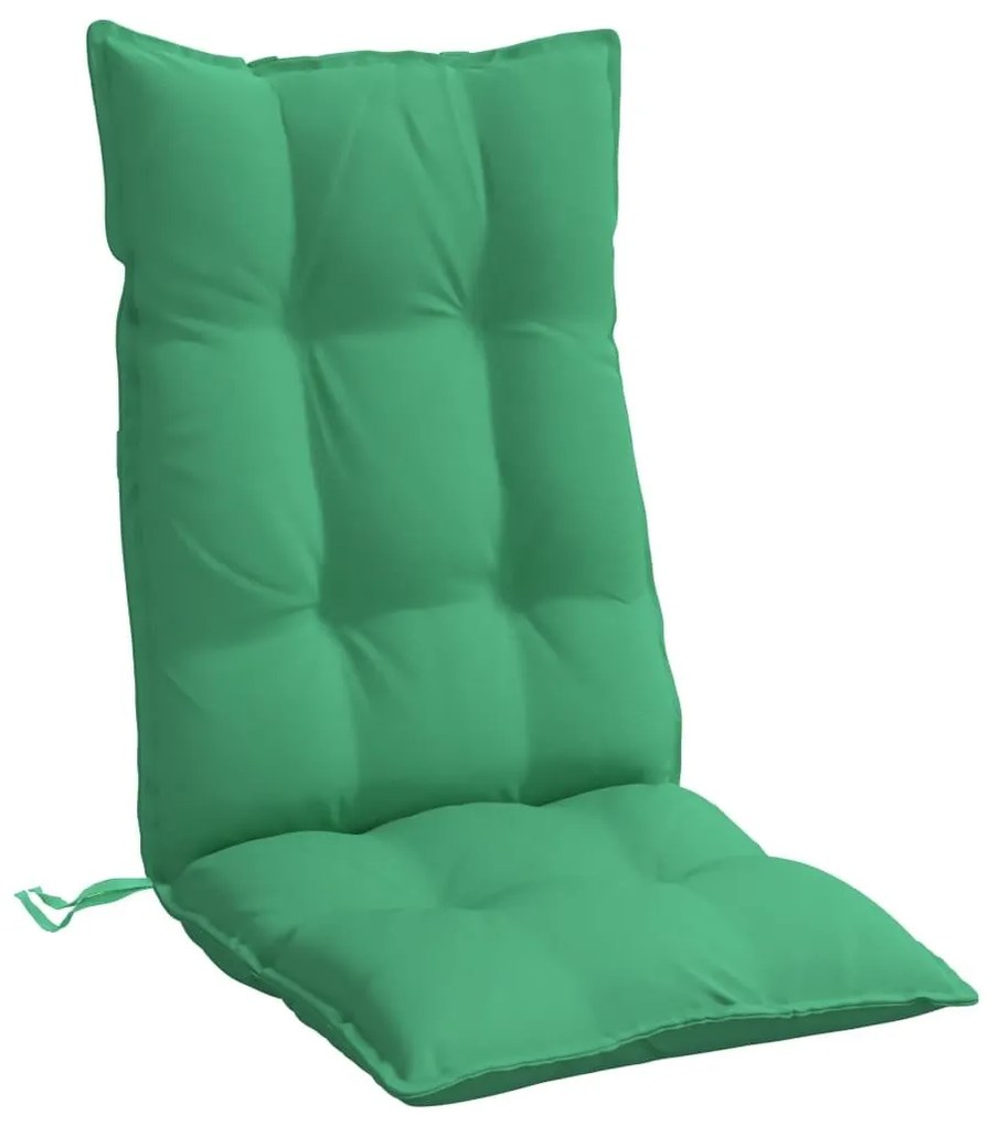 Μαξιλάρια Καρέκλας με Πλάτη 2 τεμ. Πράσινα από Ύφασμα Oxford - Πράσινο