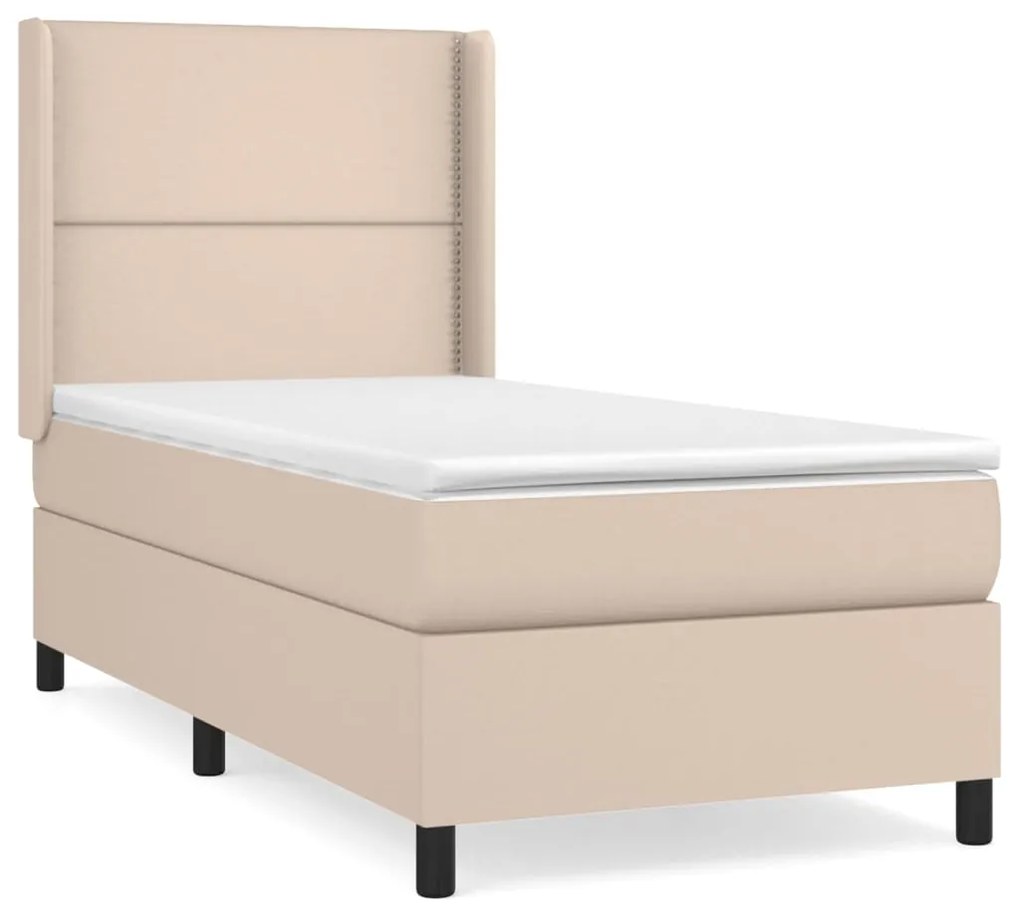 ΚΡΕΒΑΤΙ BOXSPRING ΜΕ ΣΤΡΩΜΑ ΚΑΠΟΥΤΣΙΝΟ 100X200ΕΚ.ΑΠΟ ΣΥΝΘ.ΔΕΡΜΑ 3132428