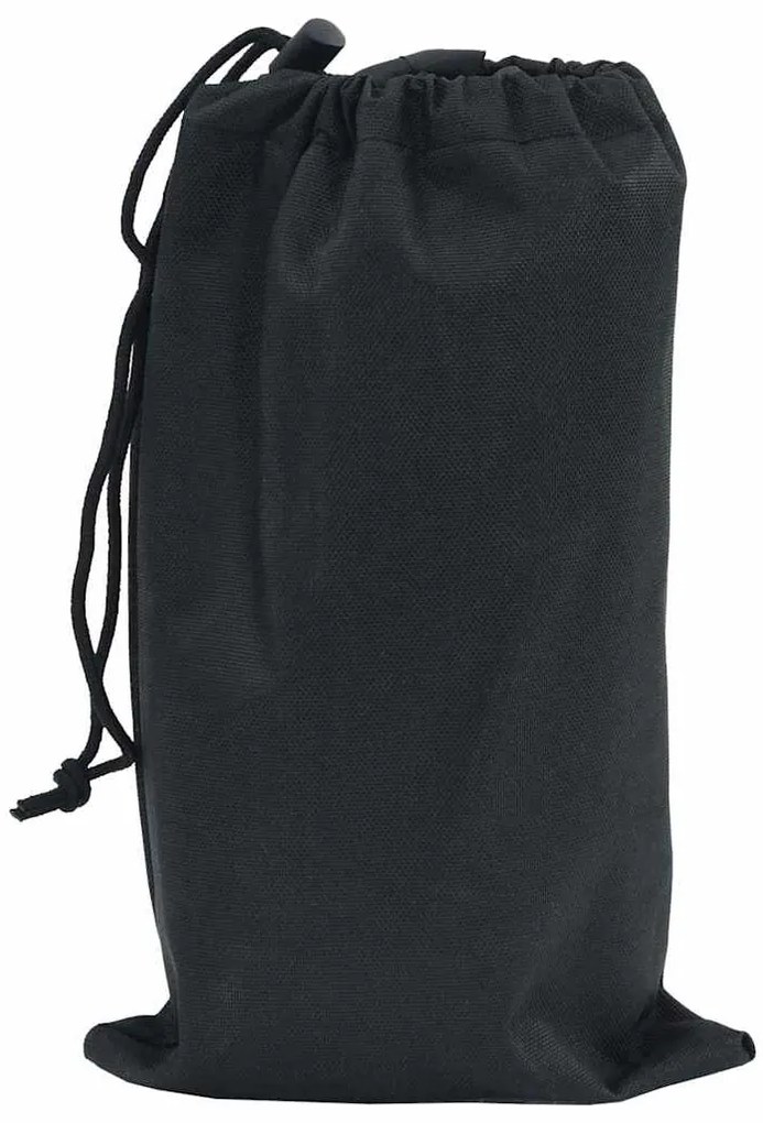 vidaXL Κάλυμμα Τραπέζι Μονόχρωμο Μαύρο 62 x 62 x 15 εκ ύφασμα