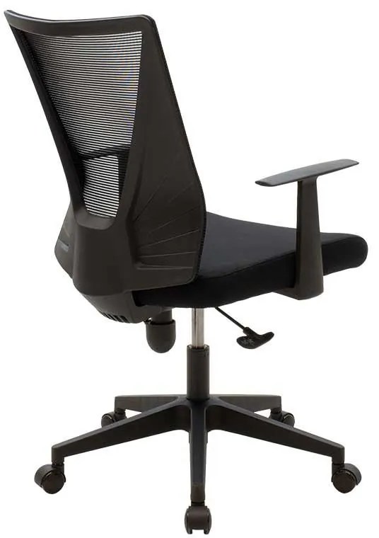 Καρέκλα γραφείου διευθυντή Ghost με ύφασμα mesh χρώμα μαύρο 61x53x93 εκ.