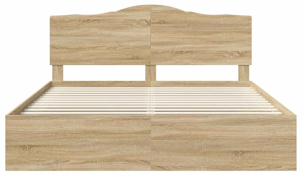 vidaXL Σκελετός Κρεβατιού Σονόμα 200 x 200 cm Στερεά ξυλεία πεύκου