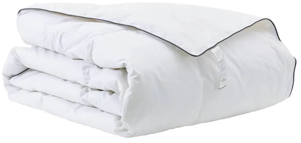 vidaXL Χειμερινό Παπλωματοθήκη Λευκό 140 x 220 cm Πούπουλο