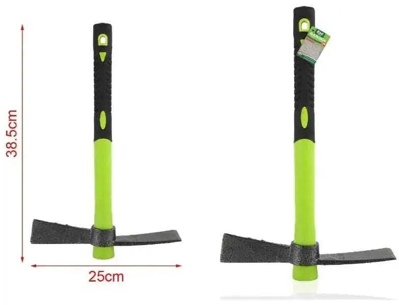 KMT Τσάπα-Αξίνα Κήπου Με Λαστιχένια Λαβή 38.5cm - KMT Tools Garden Hoe-Pickaxe With Rubber Handle