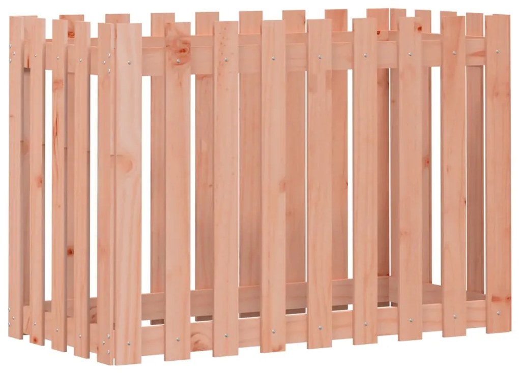 vidaXL Ζαρντινιέρα Υπερυψωμένη Φράχτης 100x50x70 εκ Μασίφ Ψευδοτσούγκα