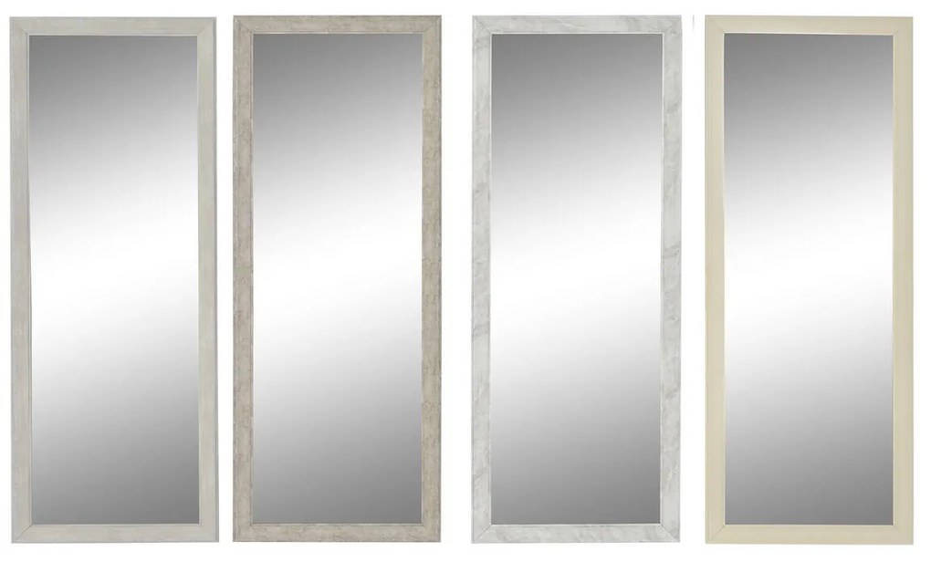 Τοίχο καθρέφτη DKD Home Decor 36 x 2 x 95,5 cm (4 Μονάδες)