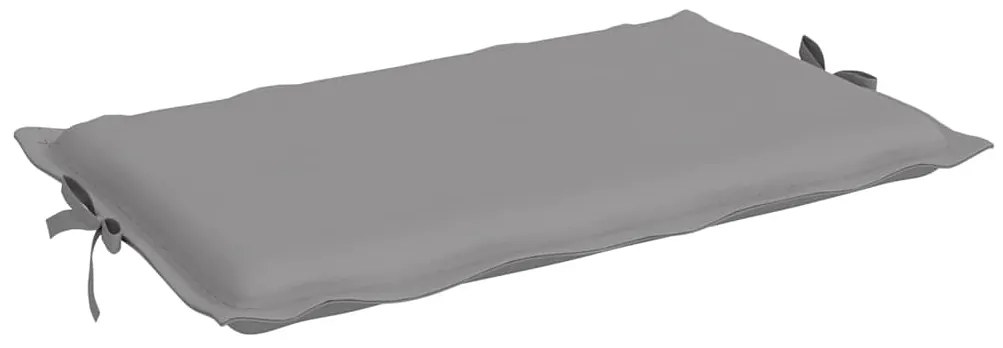 vidaXL Μαξιλάρι Ξαπλώστρας Γκρι 186x58x4 εκ. από Ύφασμα Oxford
