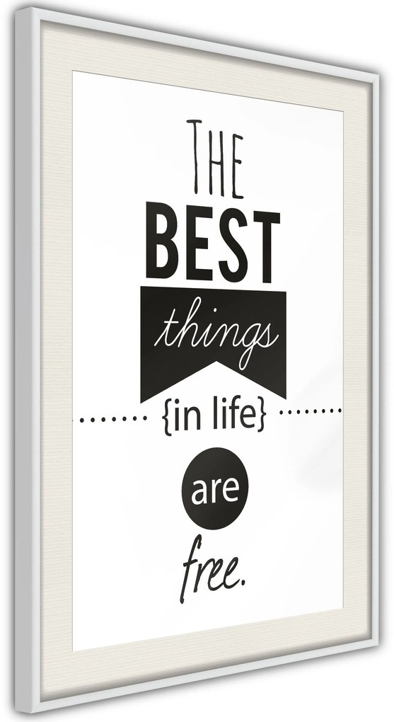 Αφίσα - The Best Things  - 20x30 - Χρυσό - Χωρίς πασπαρτού