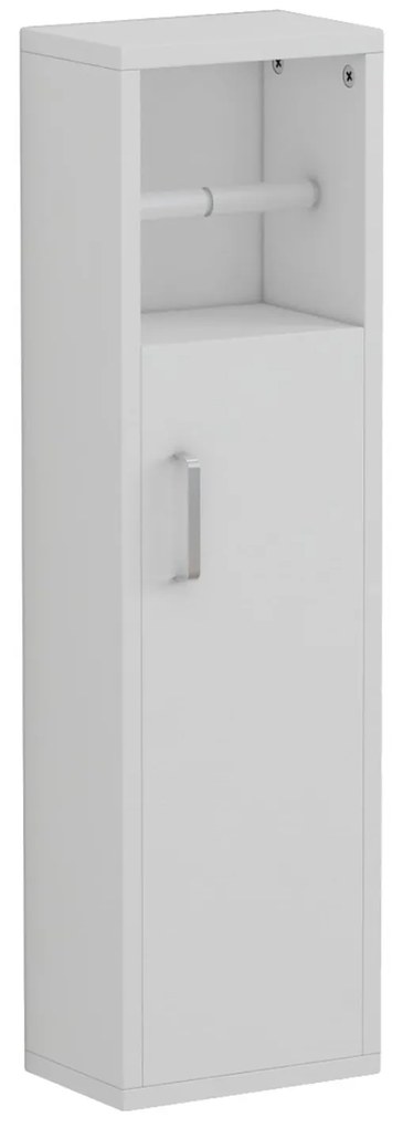 Ντουλάπι μπάνιου DAMIEN C9025.12 Μελαμίνη Λευκή 20x13x70Y εκ. 20x13x70 εκ.