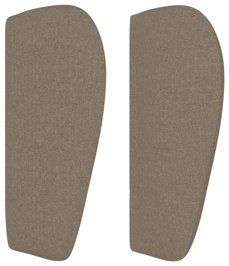 vidaXL Κεφαλάρι με Πτερύγια Taupe 93x23x78/88 εκ. Υφασμάτινο