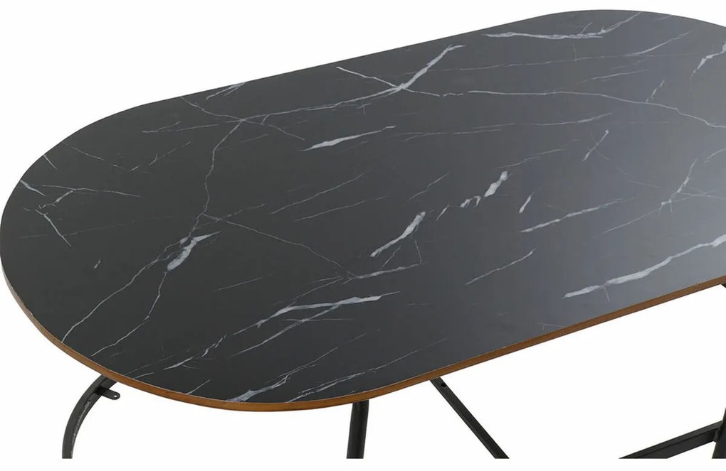 Τραπεζαρία DKD Home Decor Ξύλο Κρυστάλλινο Σίδερο 99,5 x 50 x 40 cm