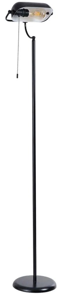 Φωτιστικό Δαπέδου 534LUN5584 Φ25x158cm 1xE27 40W Black Opviq