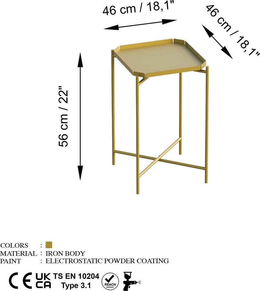 Coffee Table Shb-008-A Gold