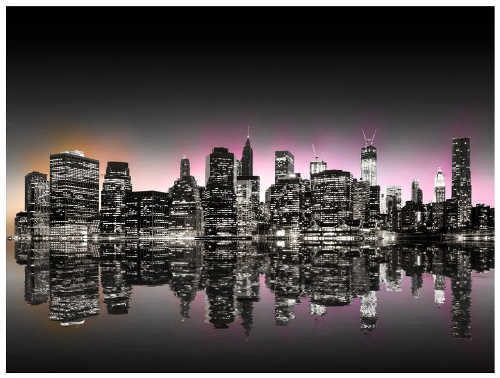 Φωτοταπετσαρία - Colorful glow over NYC 200x154