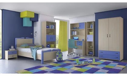Savvidis Furniture  Παιδικό Κρεβάτι Ν3 90x190 Με Επιλογή Χρώματος Μελαμίνη BEST-8080238