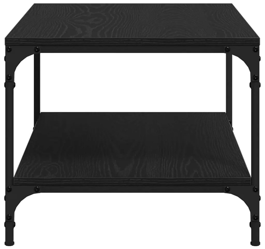 vidaXL Τραπεζάκι σαλονιού Μαύρη δρυς 80 x 50 x 40 cm